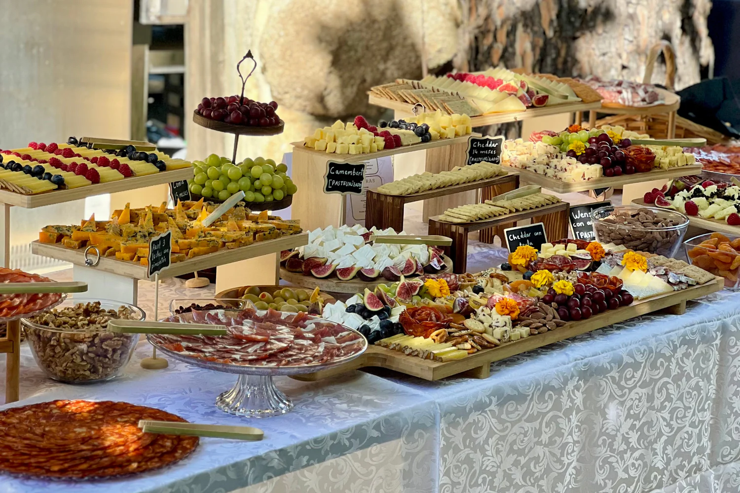Mesa de quesos para eventos madrid